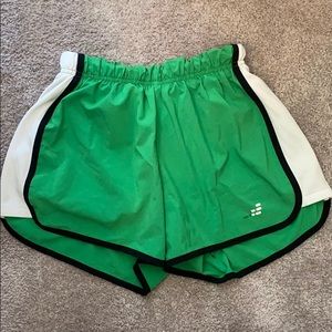 Green BCG athletic shorts